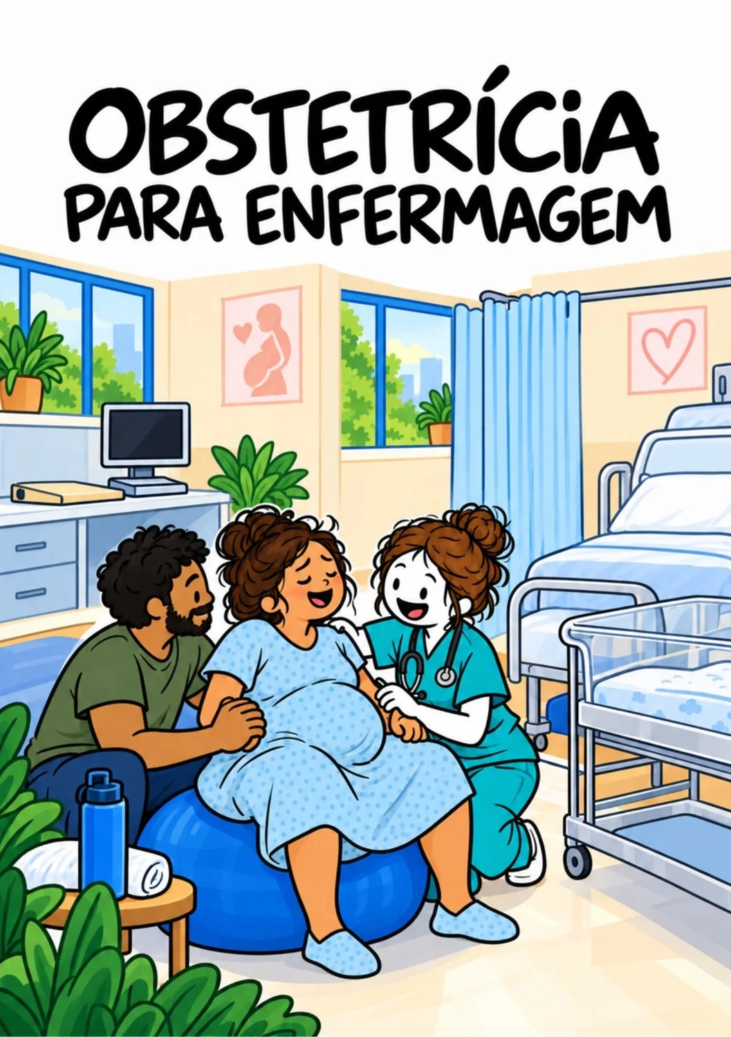 Capa de Obstetrícia para Enfermagem